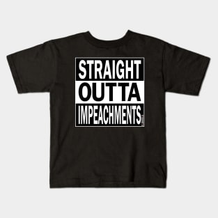 Straight Outta Impeachments Kids T-Shirt